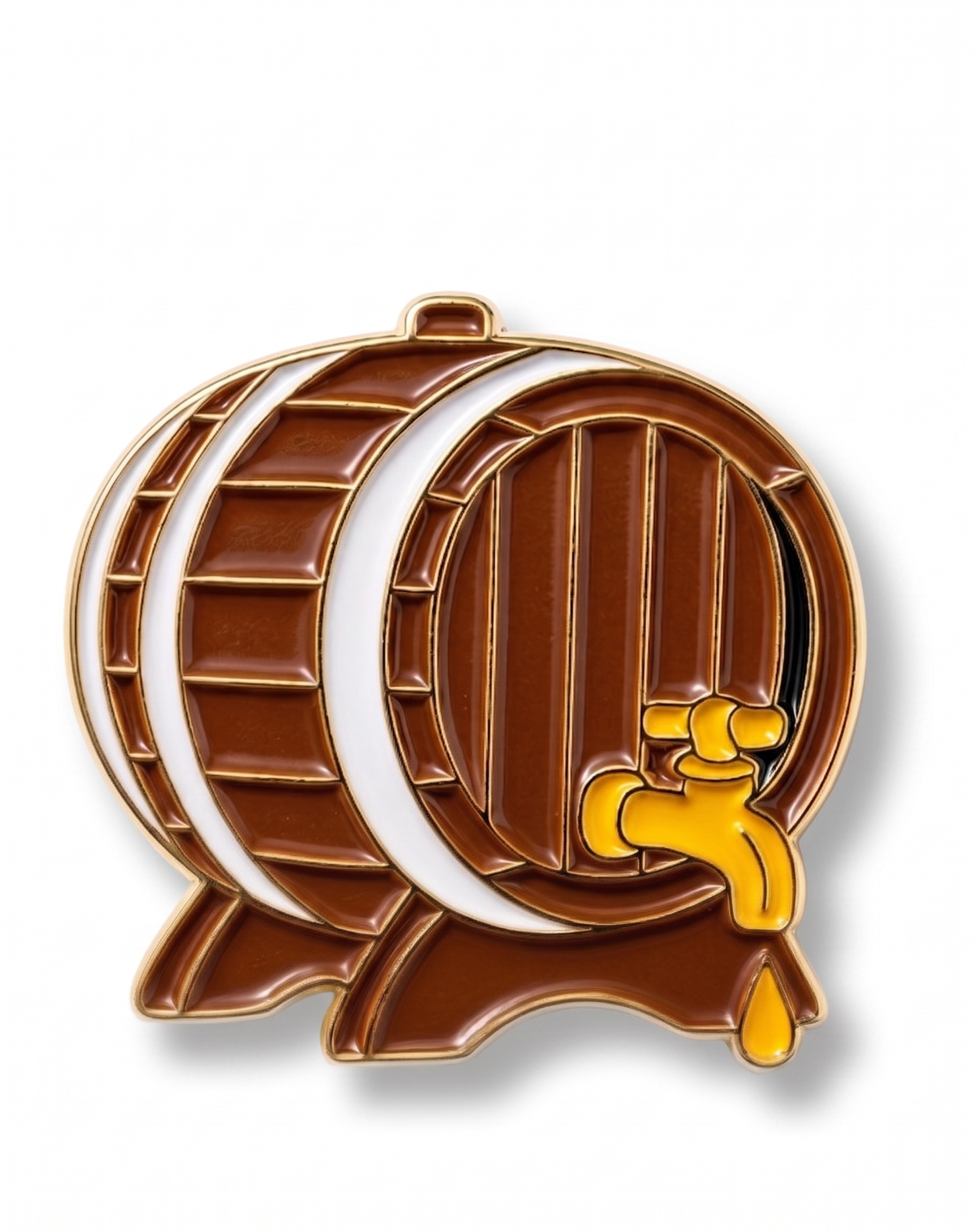 Anstecker Bierfass mit Zapfhahn