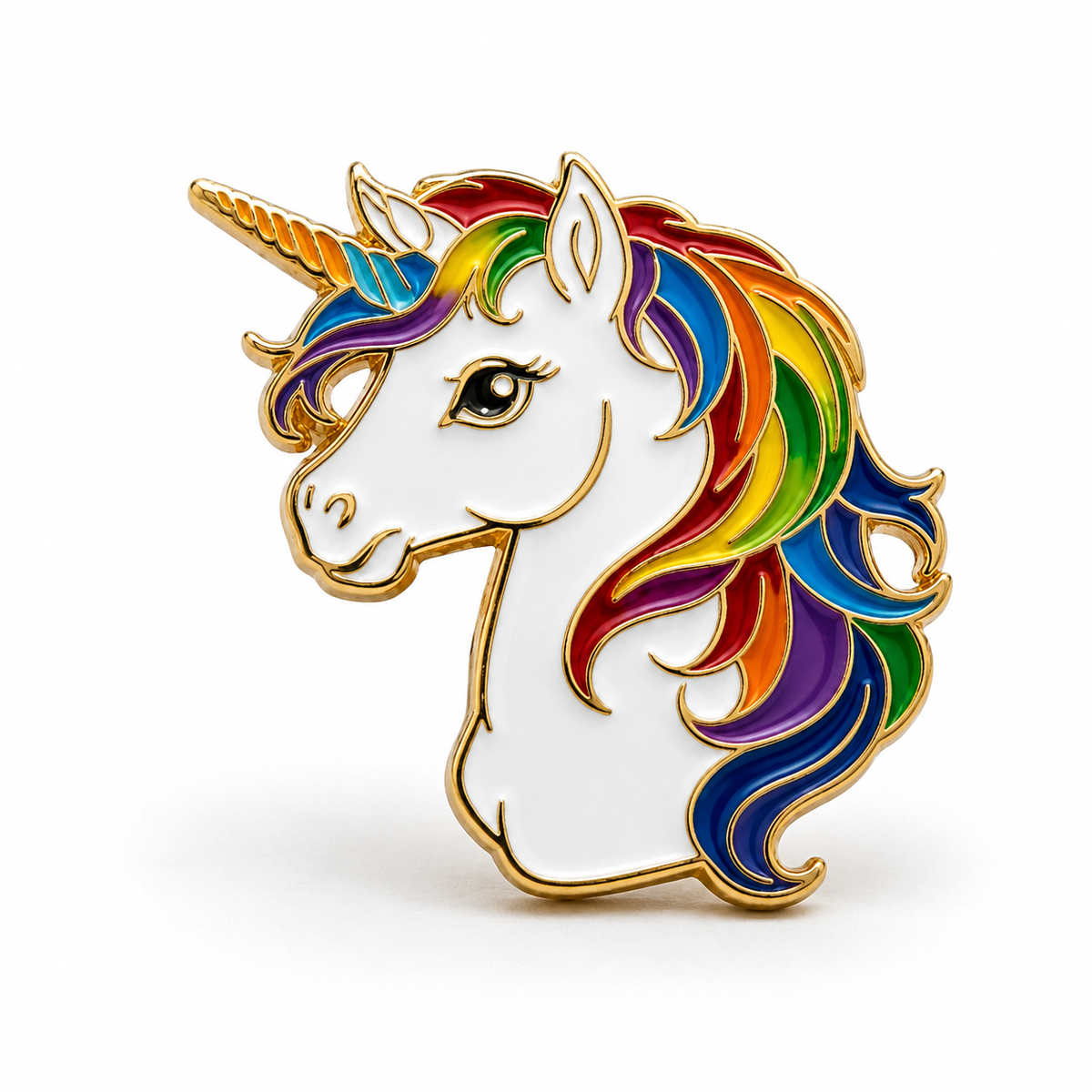 Anstecker Einhorn Kopf