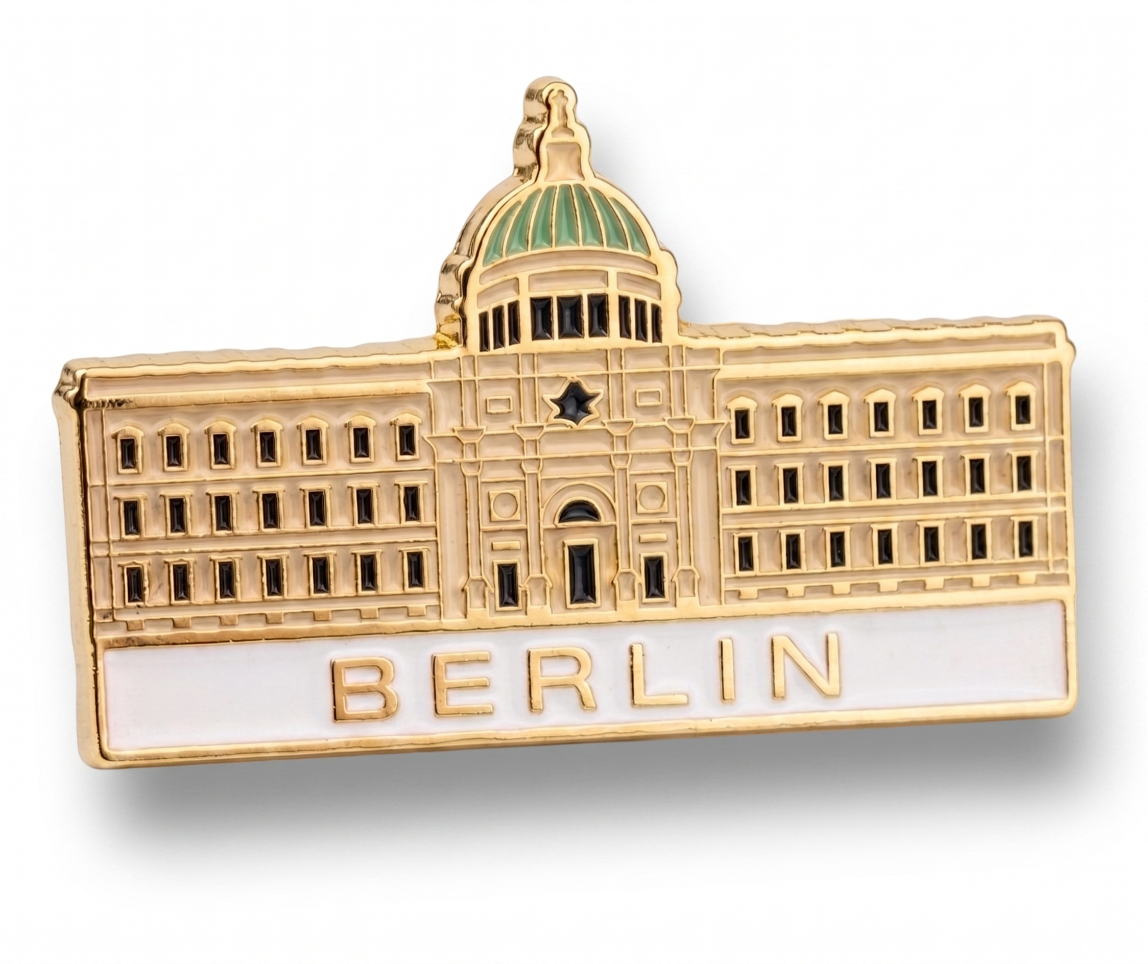 Anstecker Berliner Schloss bunt