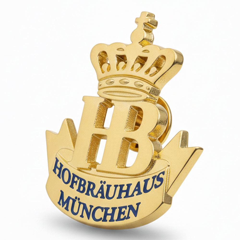 Anstecker Banderole gold - Hofbräu