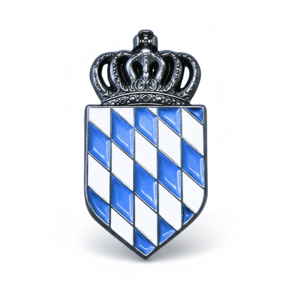 Anstecker Bayernwappen mit Krone