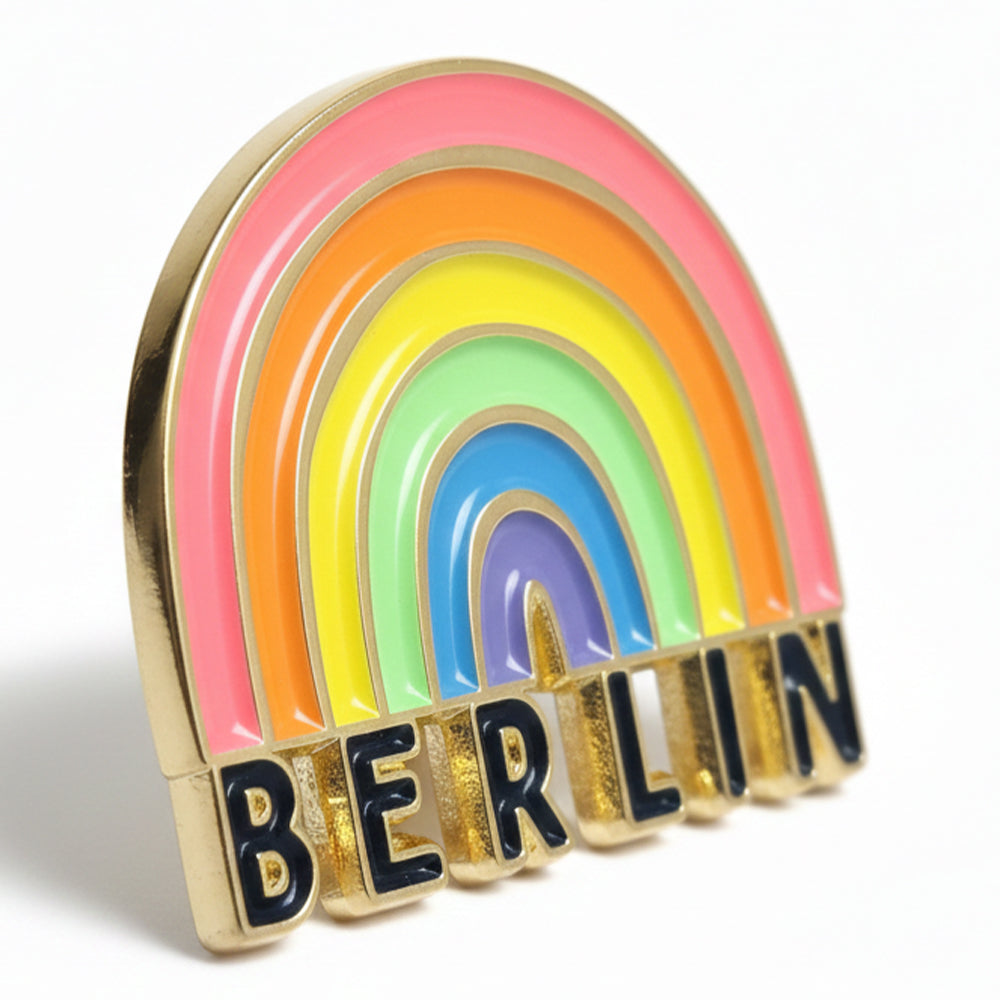 Anstecker Berlin Regenbogen