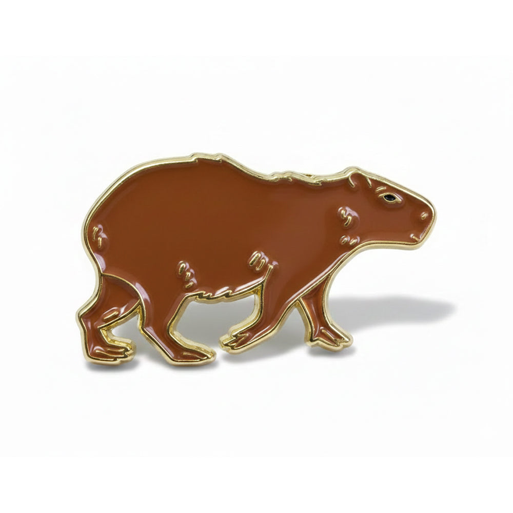 Anstecker Capybara braun