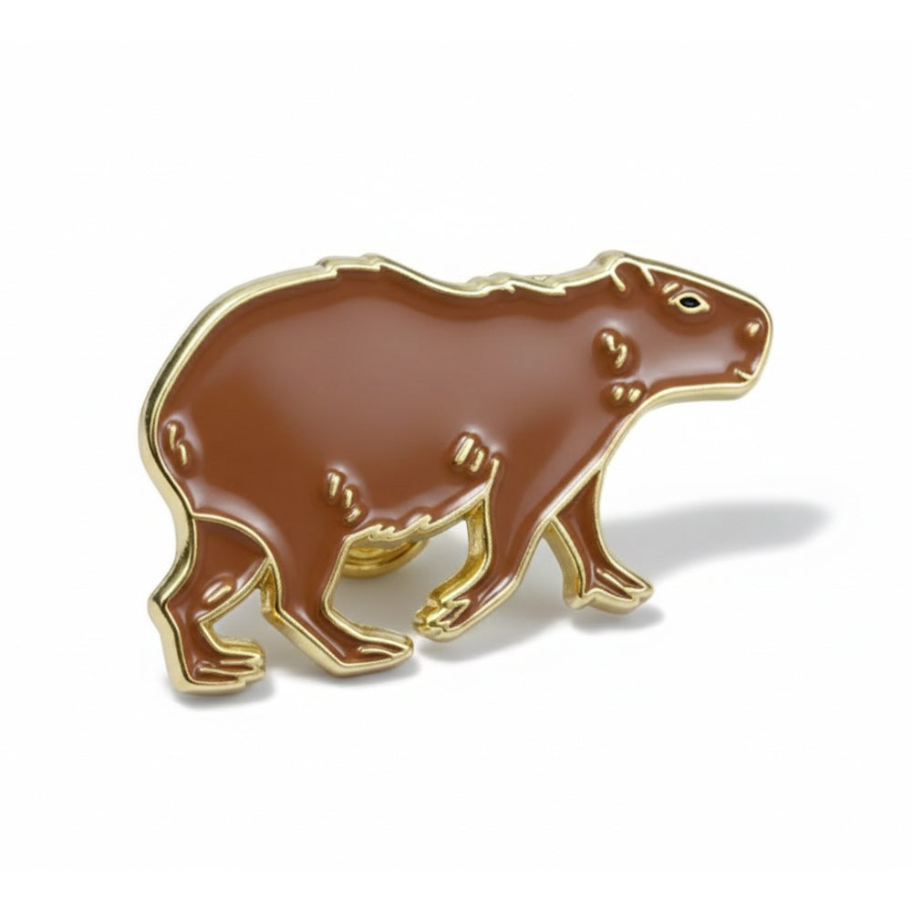 Anstecker Capybara braun