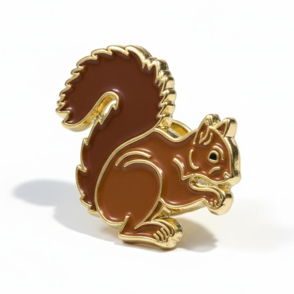 Anstecker Eichhörnchen braun