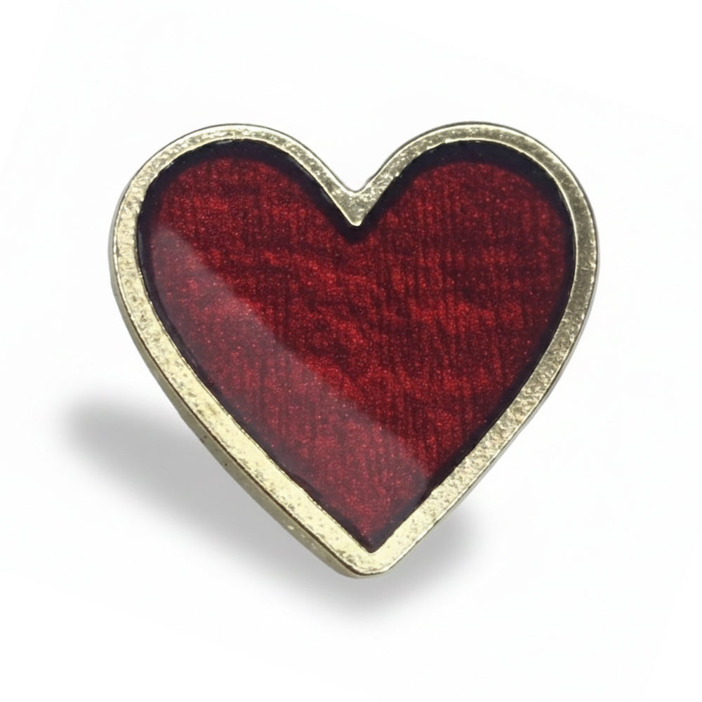 Anstecker Herz rot