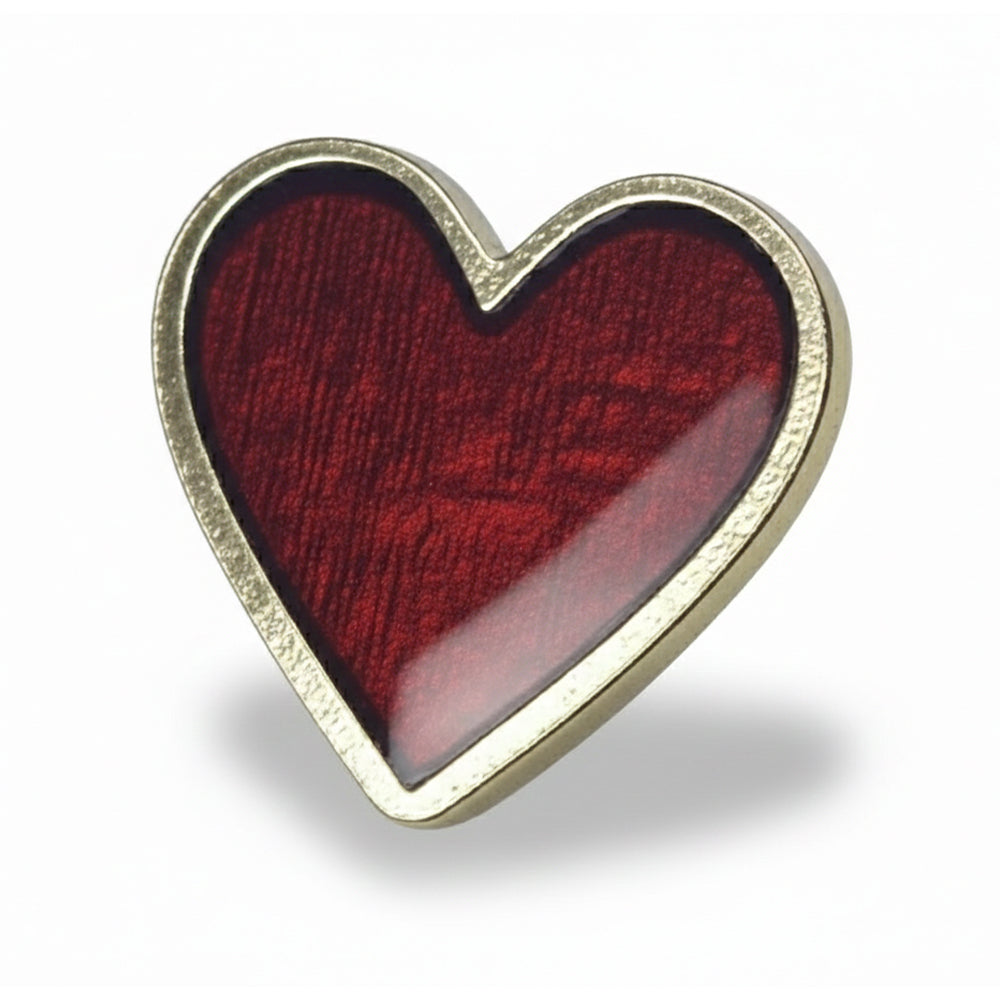 Anstecker Herz rot