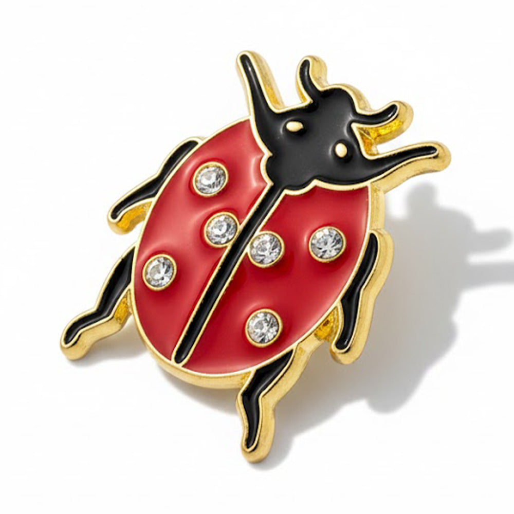 Anstecker Käfertier mit Strass