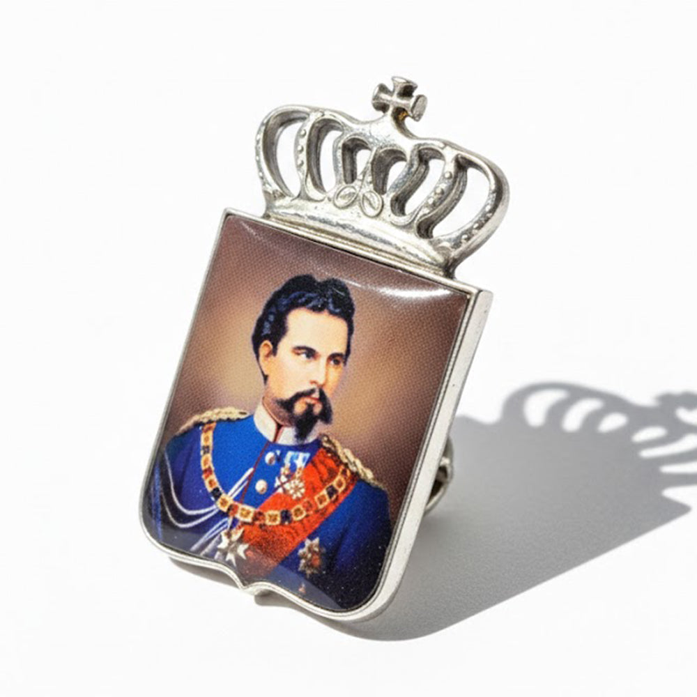 Anstecker König Ludwig Alt