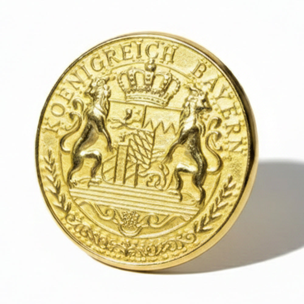 Anstecker Königreich Bayern gold