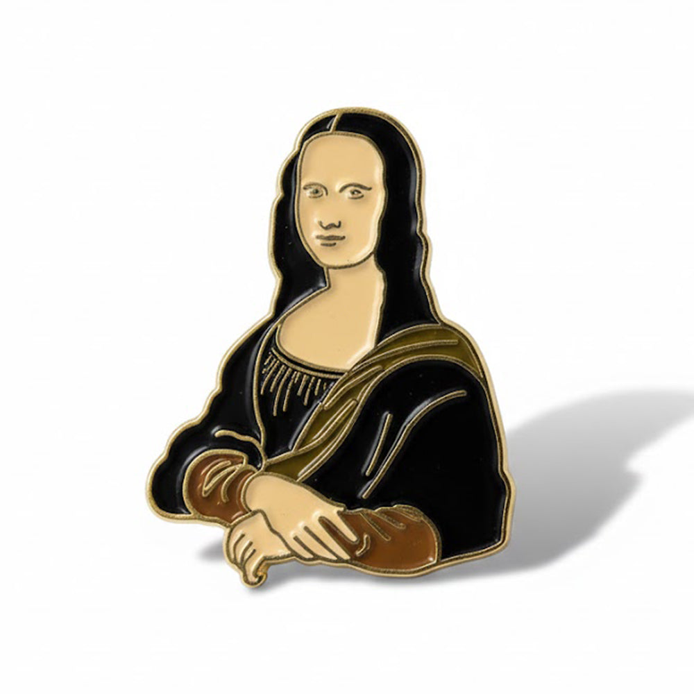 Anstecker Kunstwerk "Mona Lisa" - da Vinci