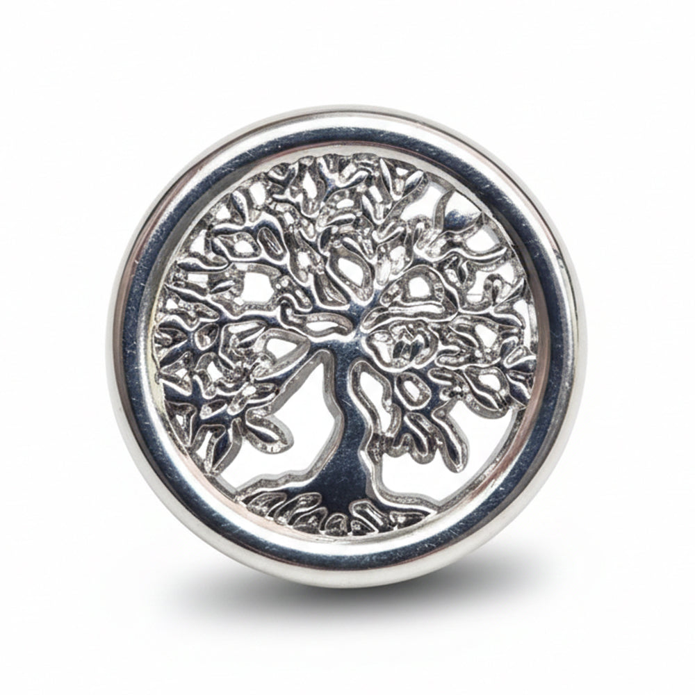 Anstecker Lebensbaum silber