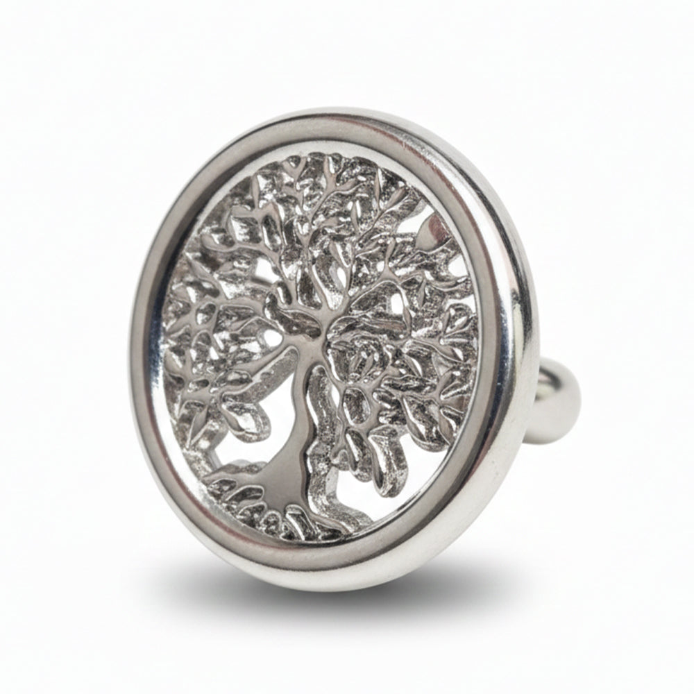 Anstecker Lebensbaum silber