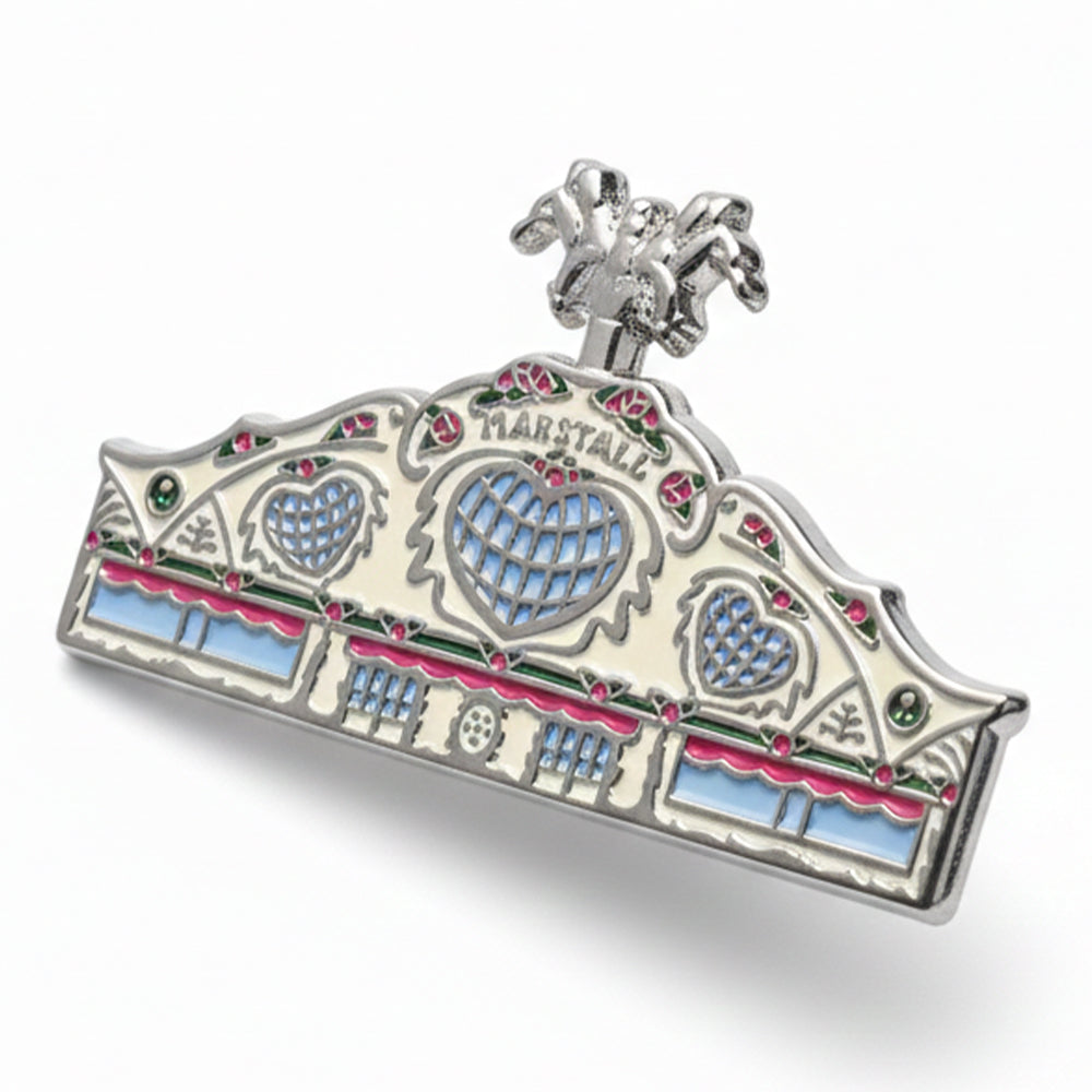 Anstecker Marstall Festzelt Fassade