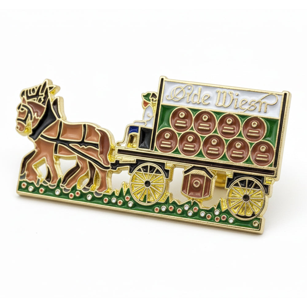 Anstecker Oide Wiesn™ Pin Bierwagen