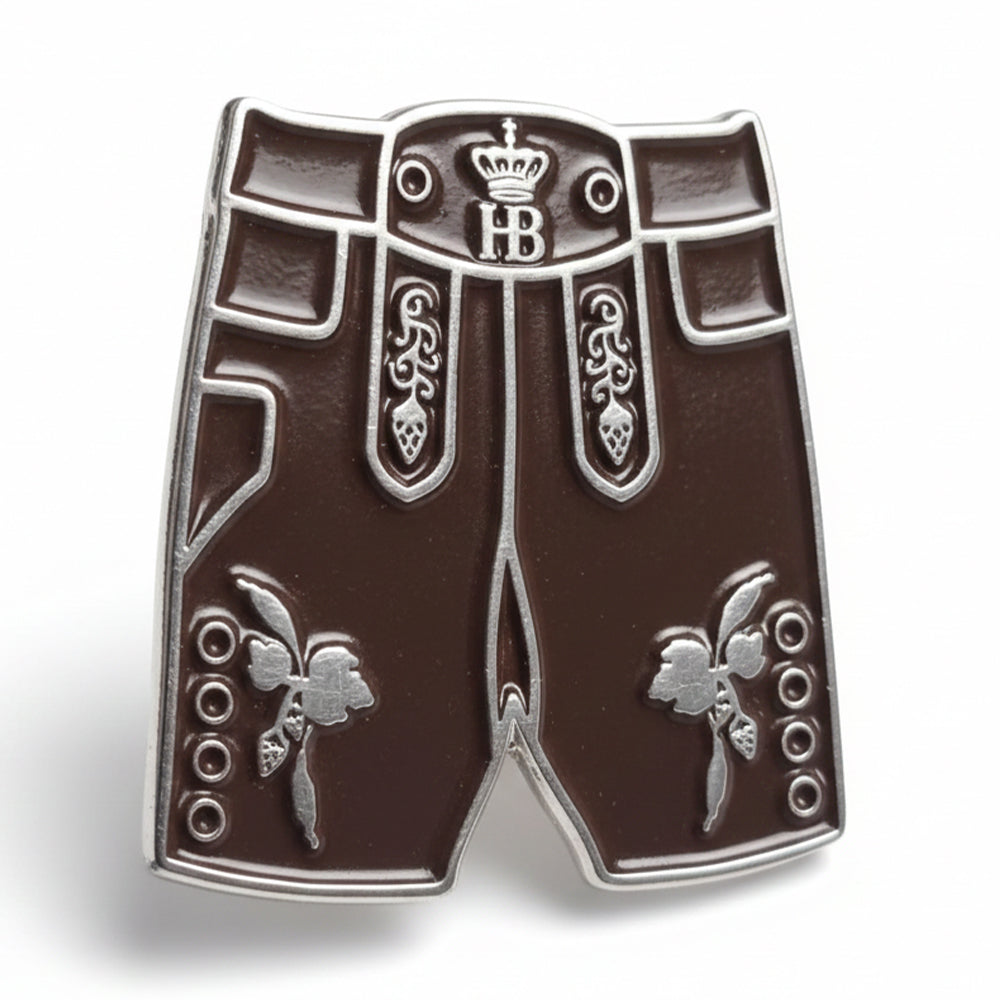 Anstecker Oktoberfest Lederhose - Hofbräu