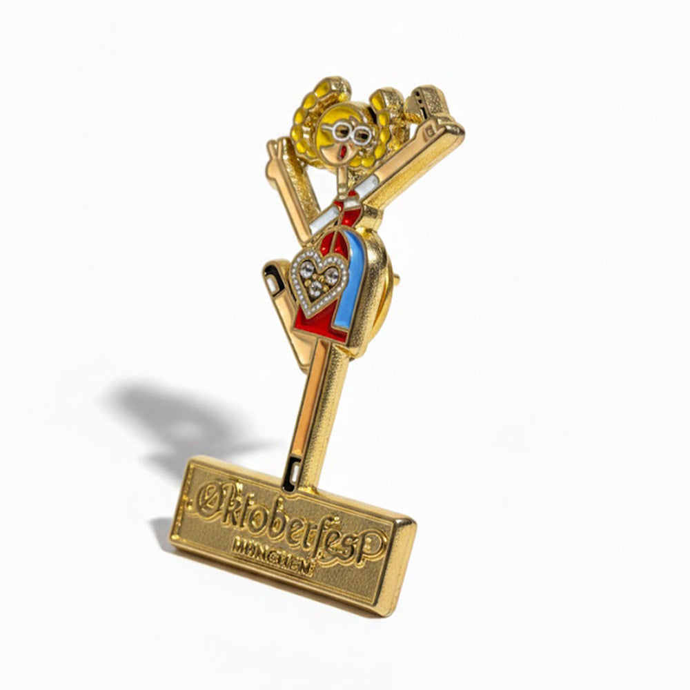 Anstecker Oktoberfest™ Pin Happy Bayern Sissi