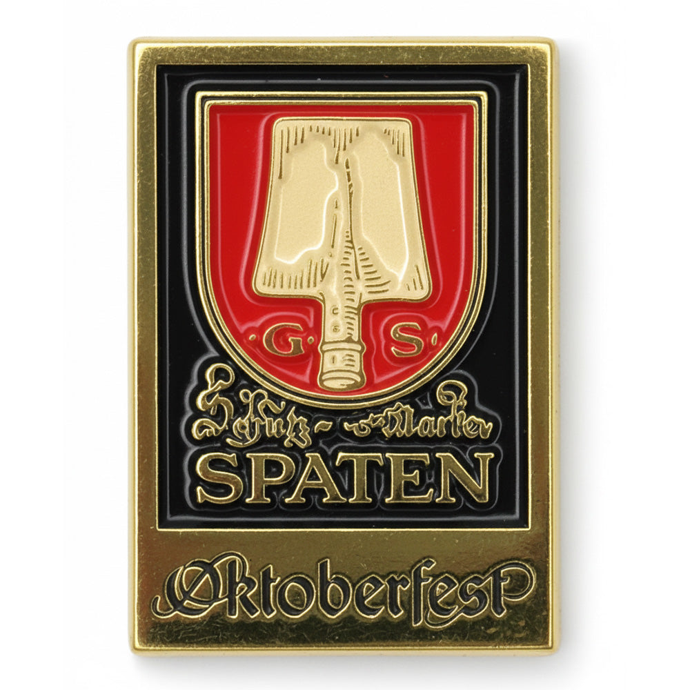 Anstecker Oktoberfest™ Pin Spaten Logo Grün