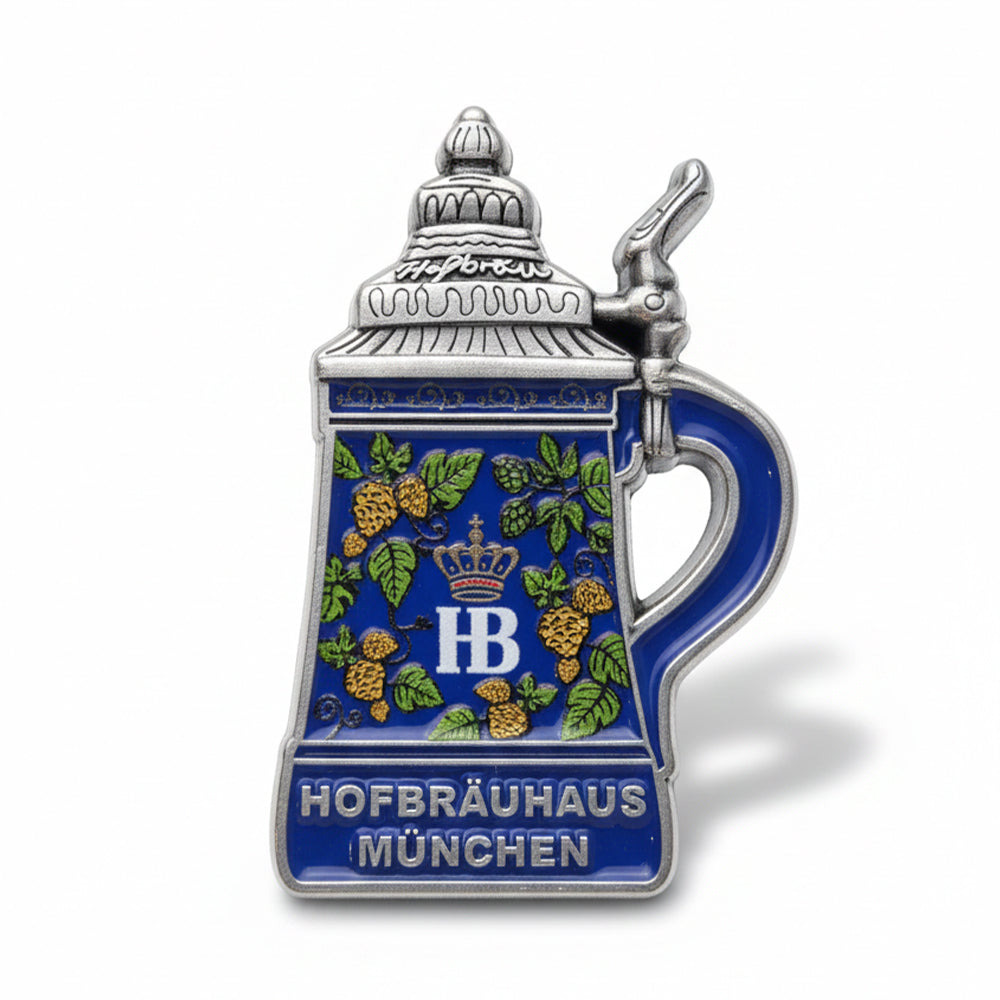 Anstecker Reliefkrug - Hofbräu