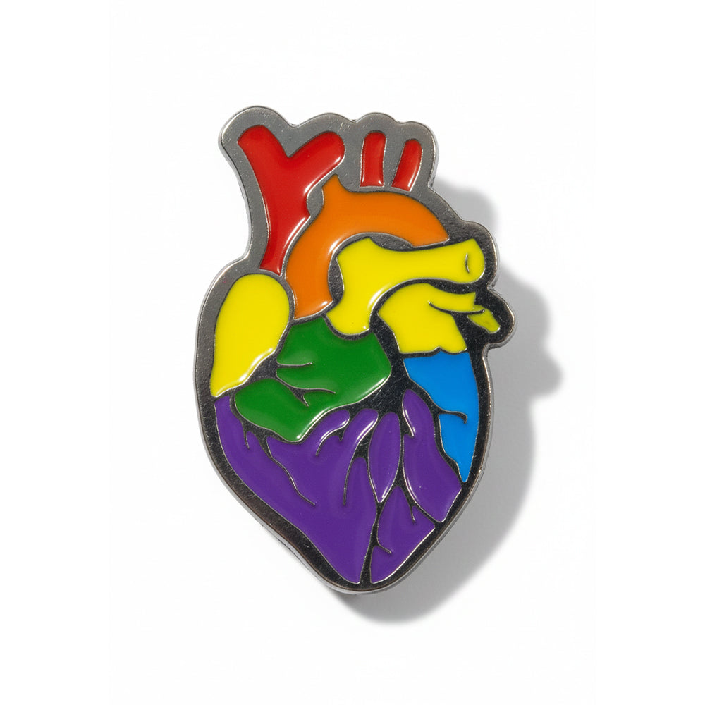 Anstecker Pride menschliches Herz