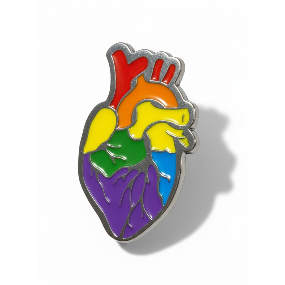 Anstecker Pride menschliches Herz