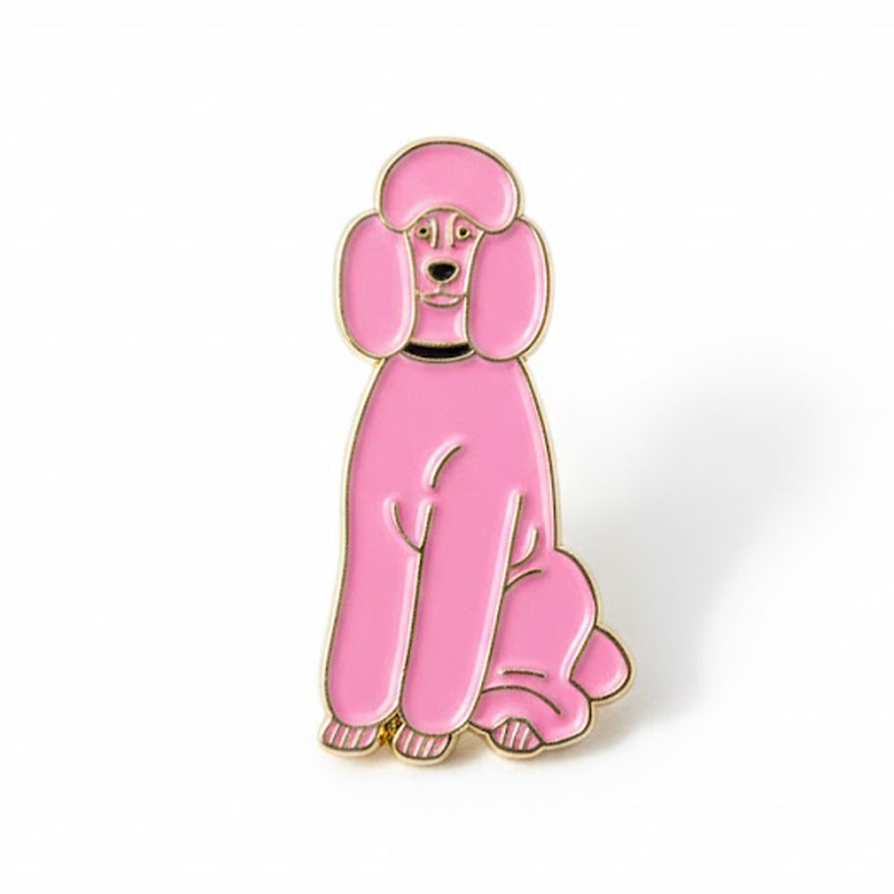 Anstecker Pudel pink