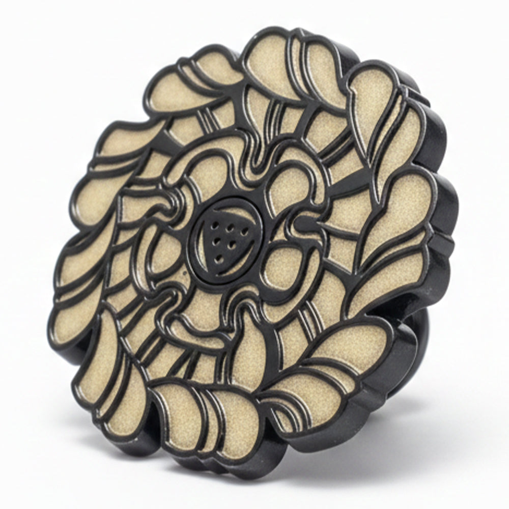 Anstecker Rosette gold - Berlinerschloss