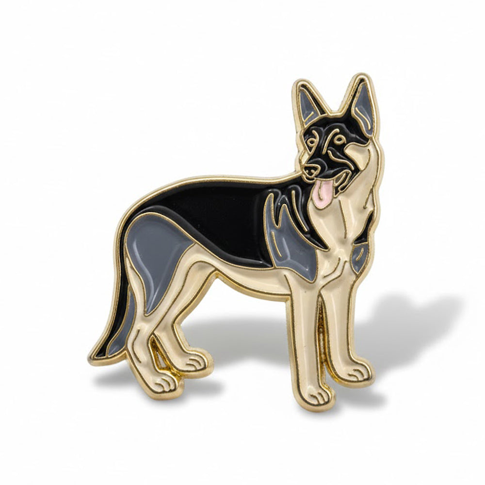 Anstecker Schäferhund