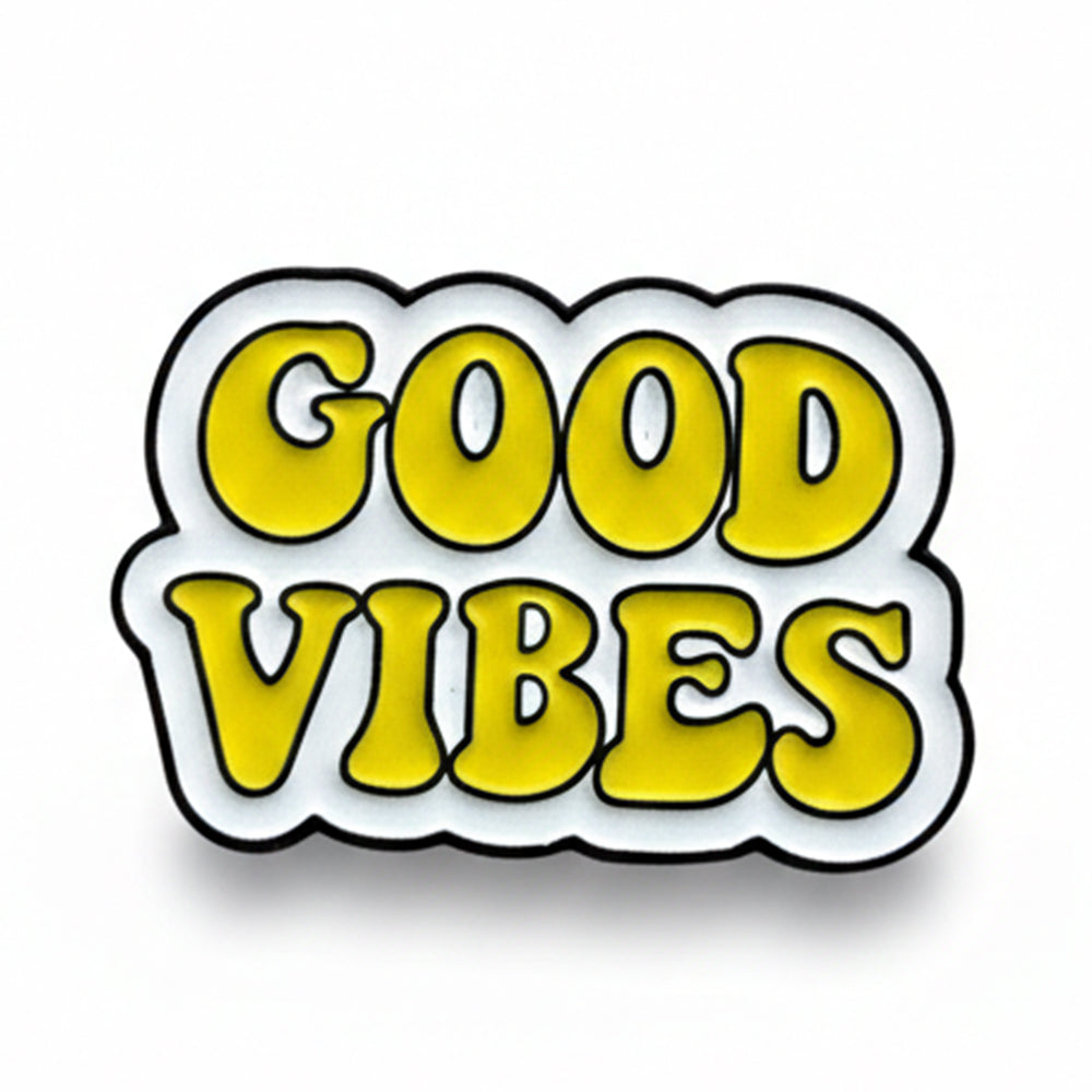 Anstecker Spruch "Good Vibes"