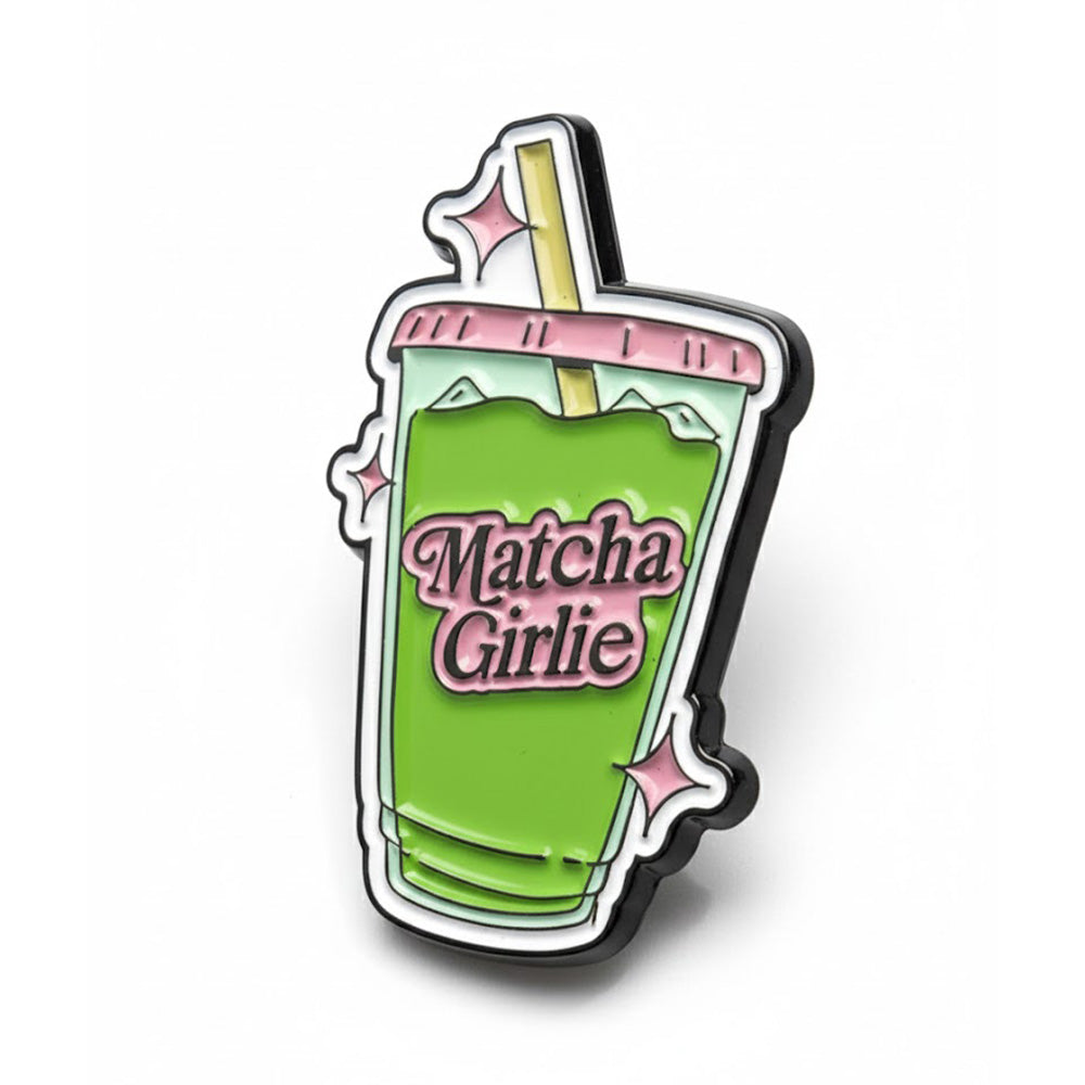 Anstecker Spruch "Matcha Girlie"