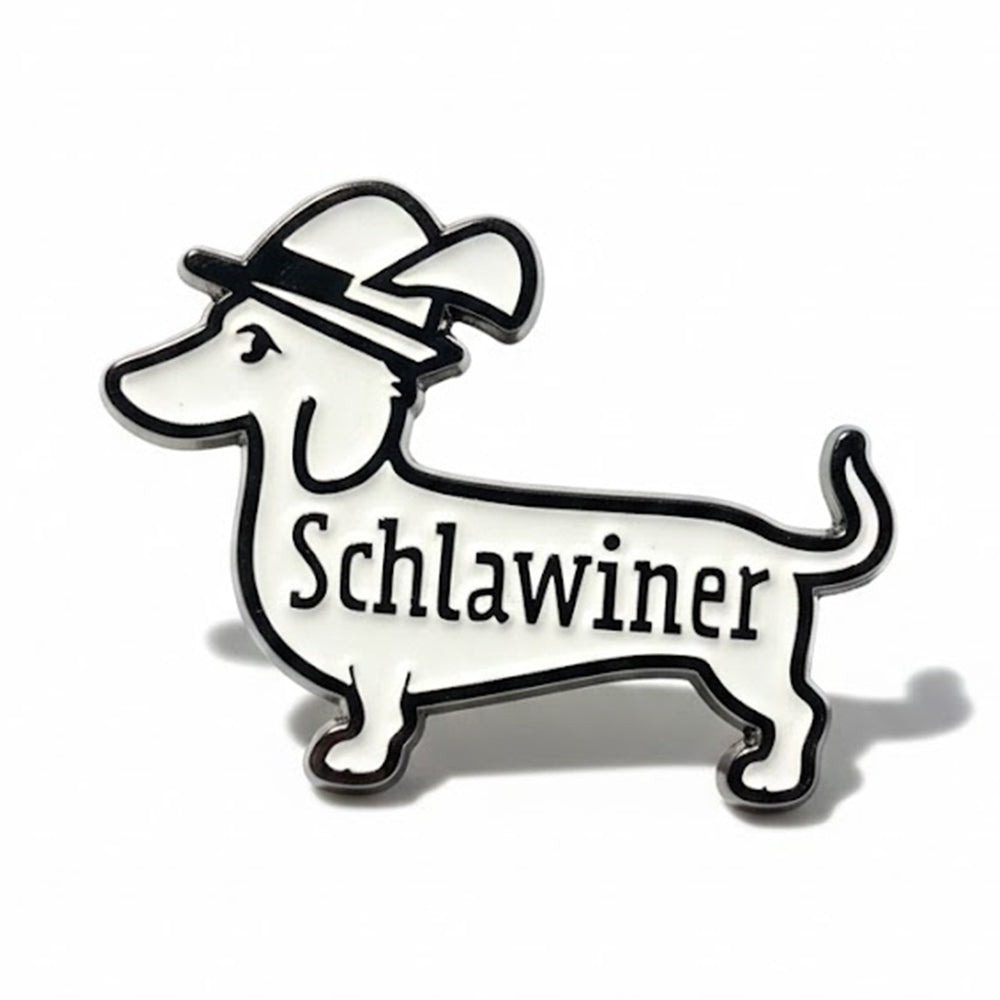 Anstecker Spruch "Schlawiner" - Dackel