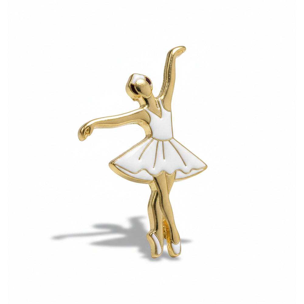 Anstecker tanzende Ballerina
