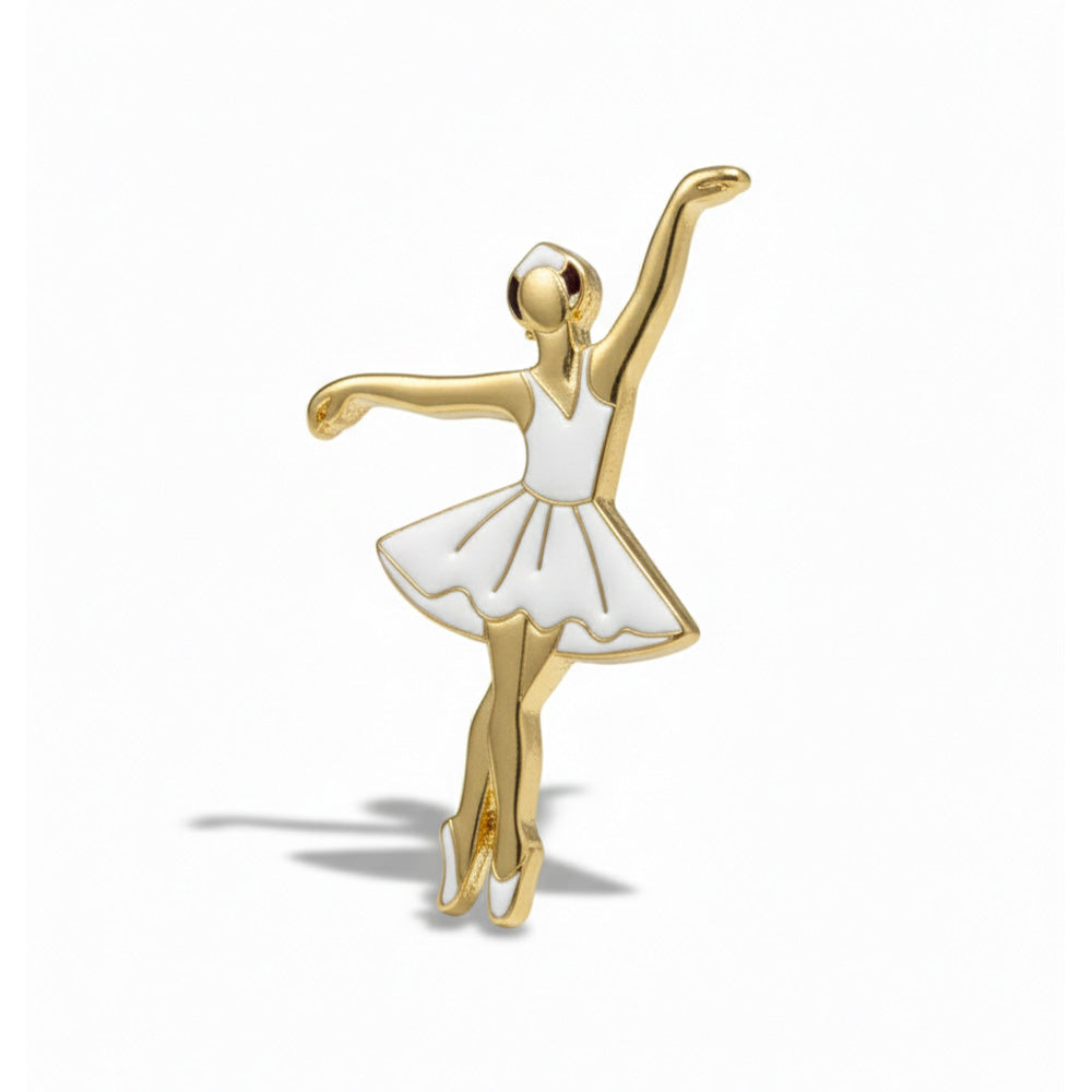 Anstecker tanzende Ballerina
