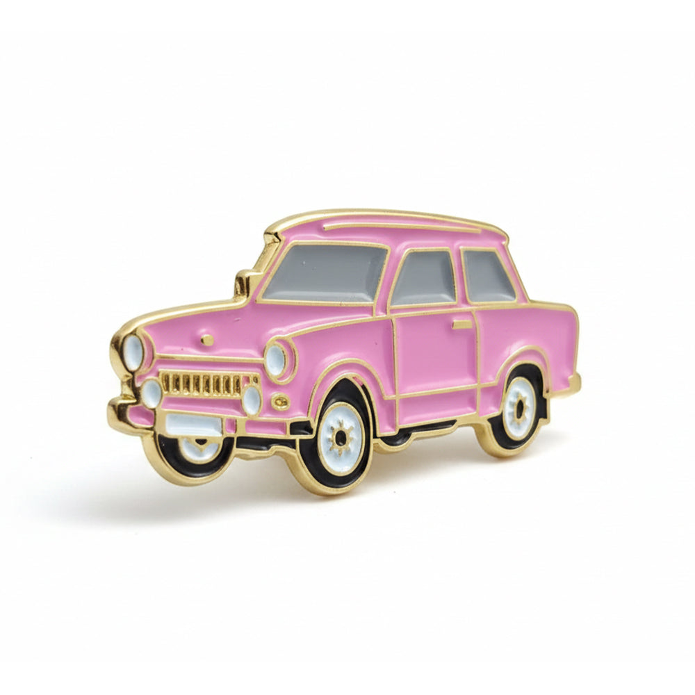 Anstecker Trabi pink