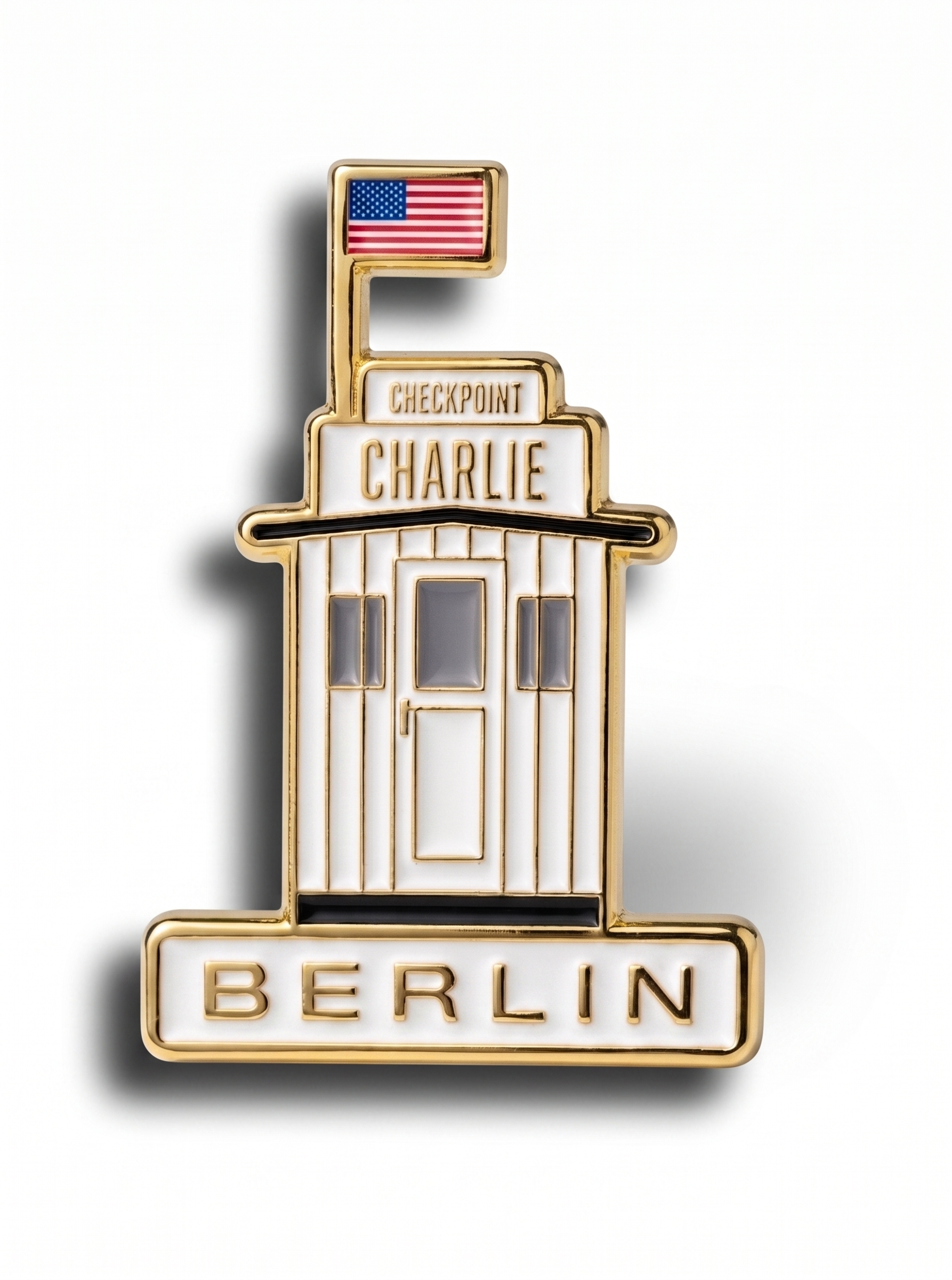 Anstecker Checkpoint Charlie Berlin