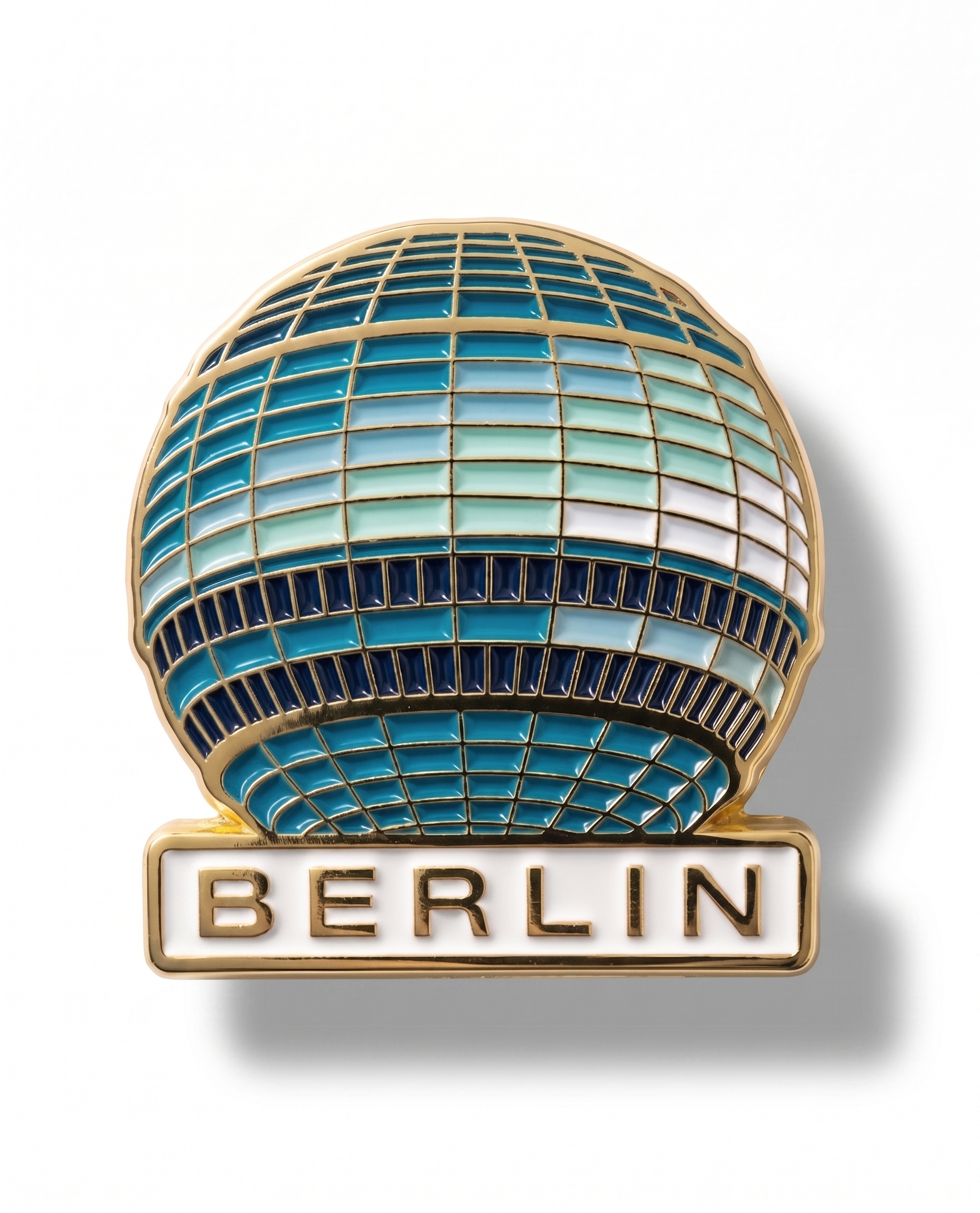 Anstecker Kugel Fernsehturm Berlin