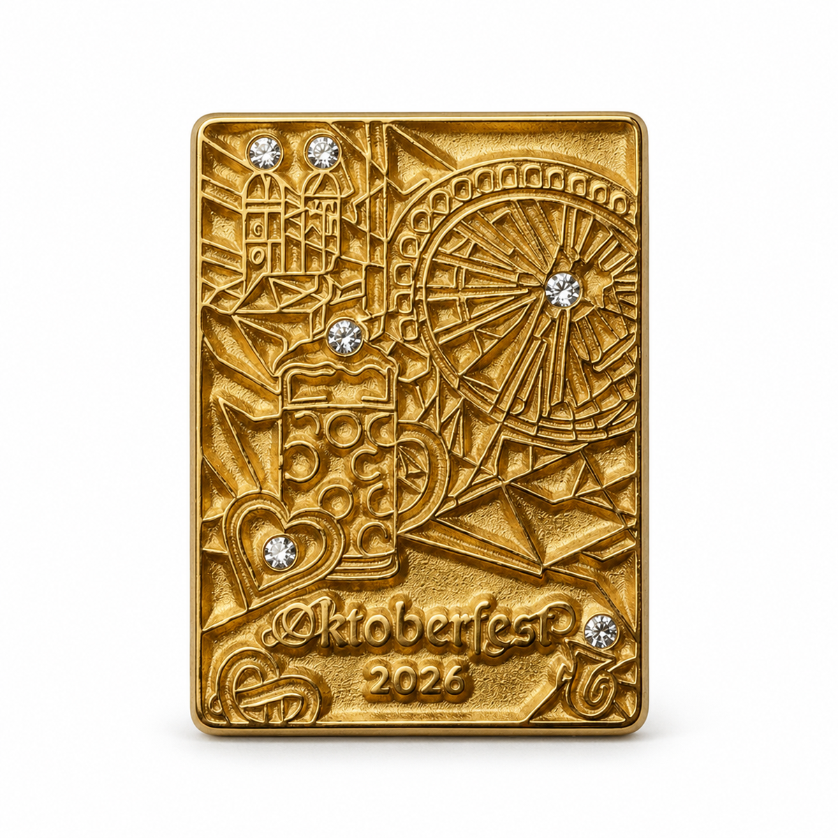 Anstecker Oktoberfest™ Pin Gold Jahresmotiv 2026
