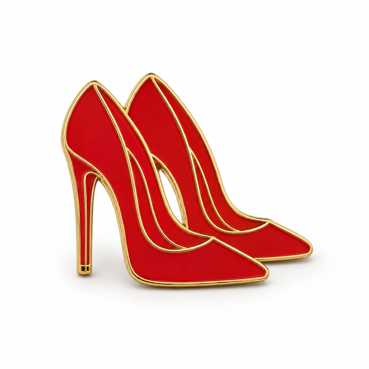 Anstecker Stöckelschuhe