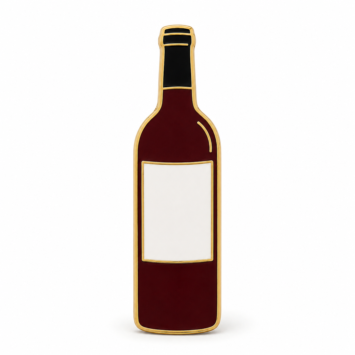 Anstecker Rotwein Flasche