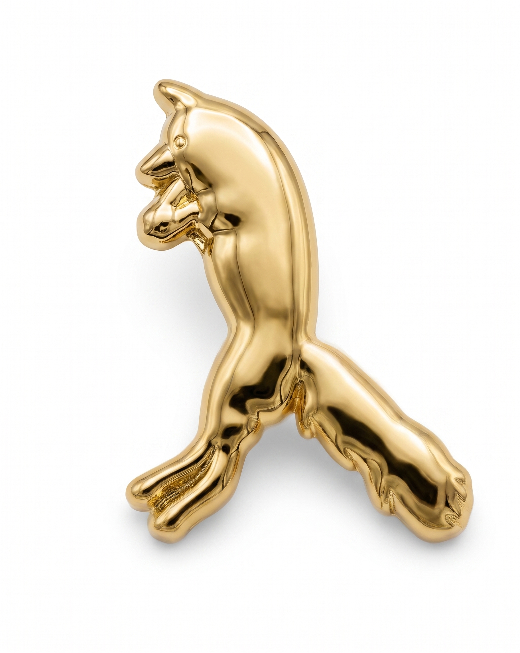 Anstecker Fuchs gold