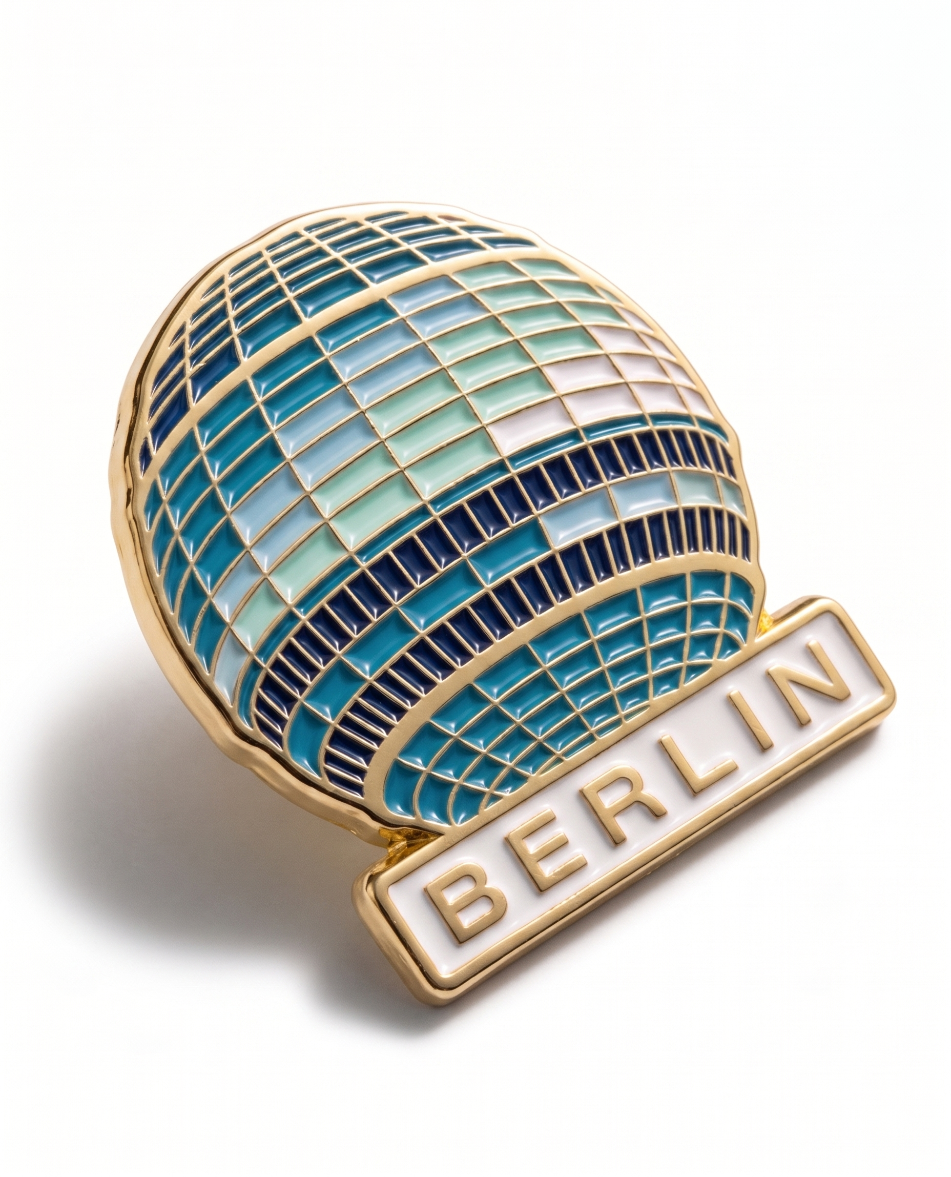Anstecker Kugel Fernsehturm Berlin
