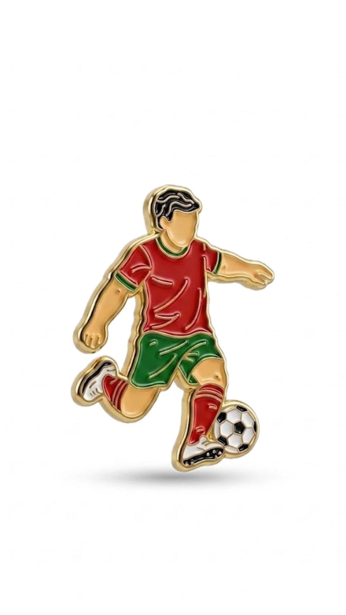 Anstecker Fußballer Portugal