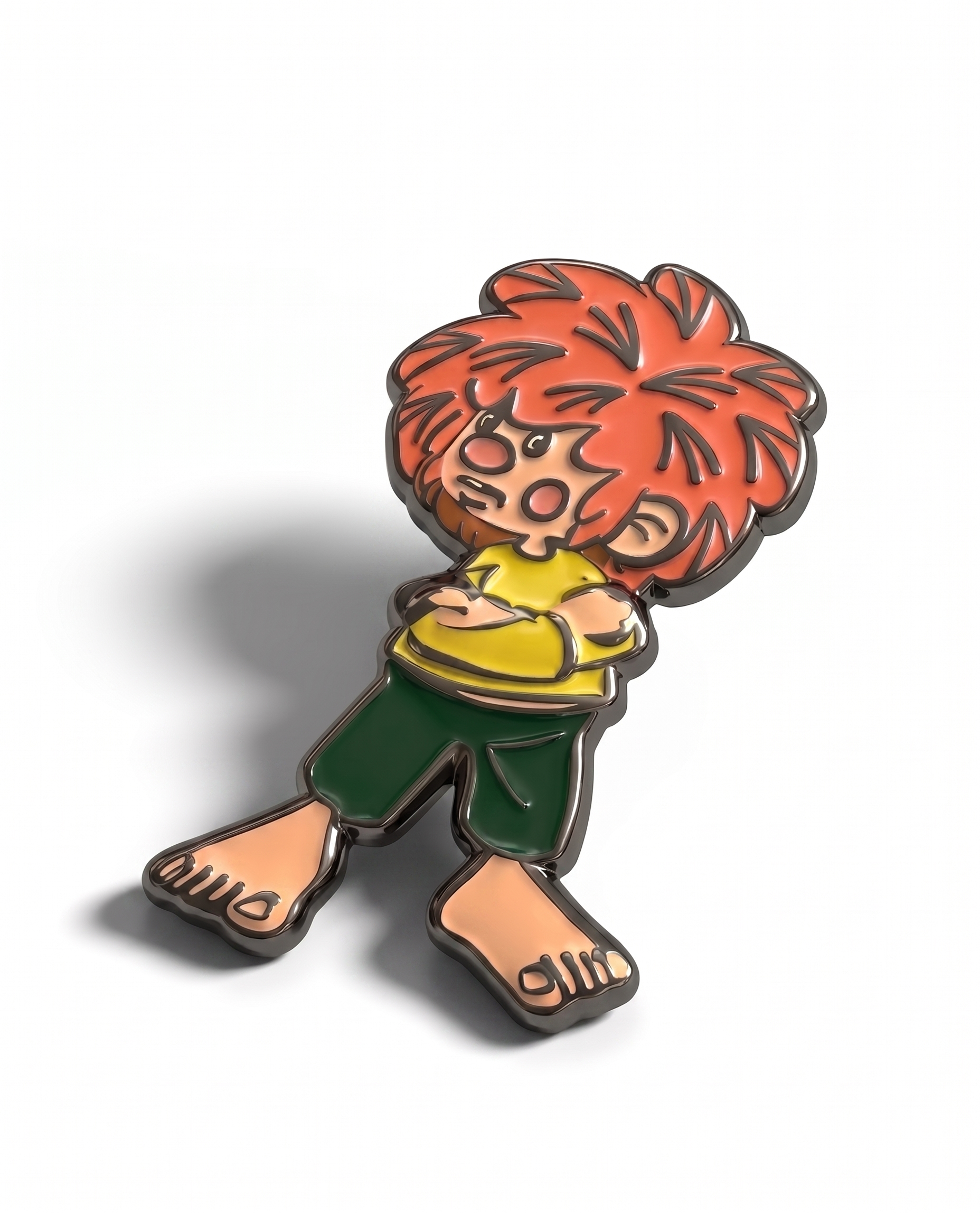 Anstecker Pumuckl trotzig