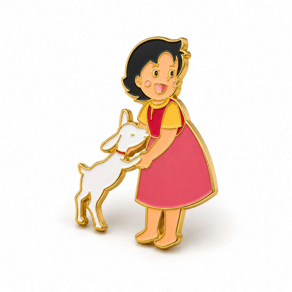 Anstecker HEIDI mit Glöckchen
