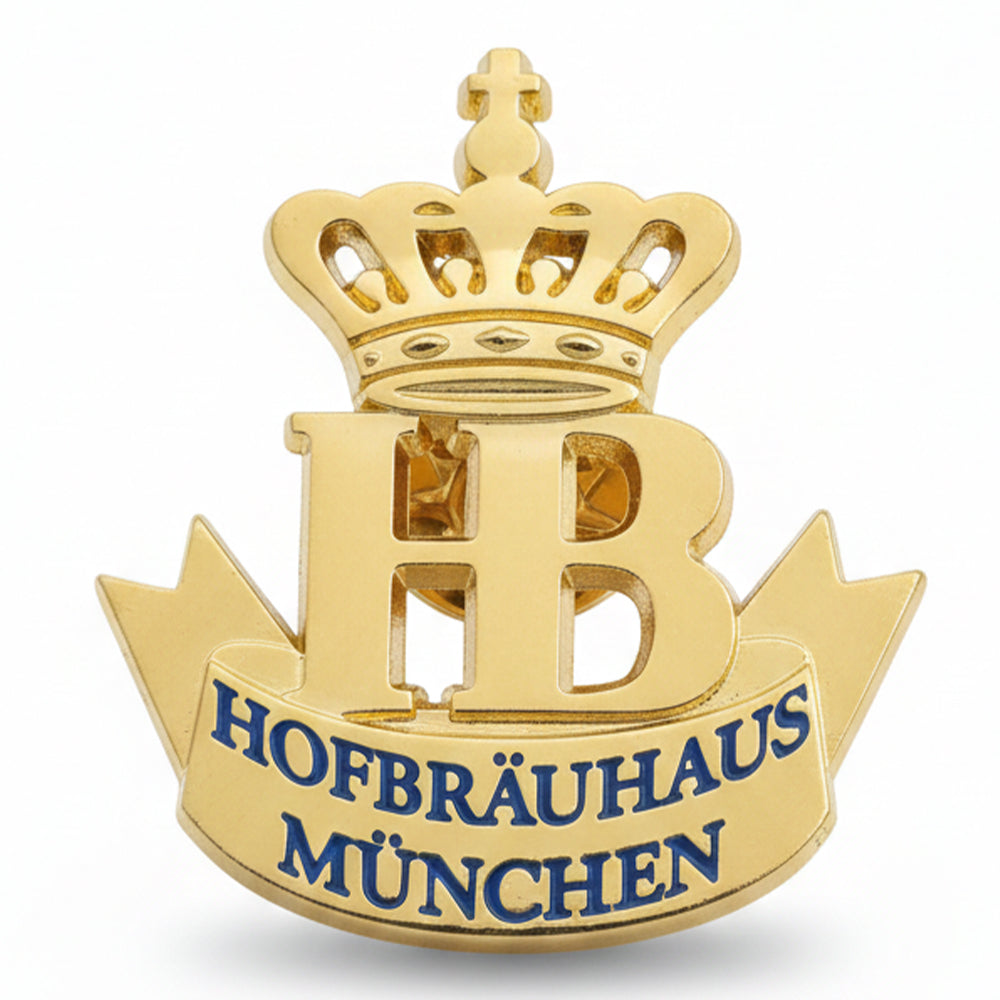 Anstecker Banderole gold - Hofbräu