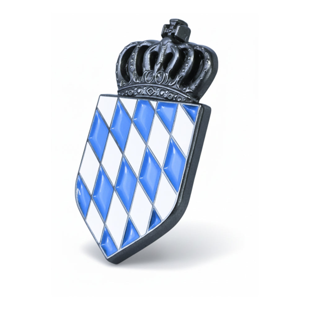 Anstecker Bayernwappen mit Krone