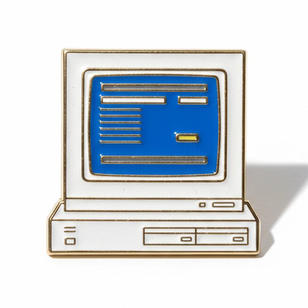 Anstecker Computer retro