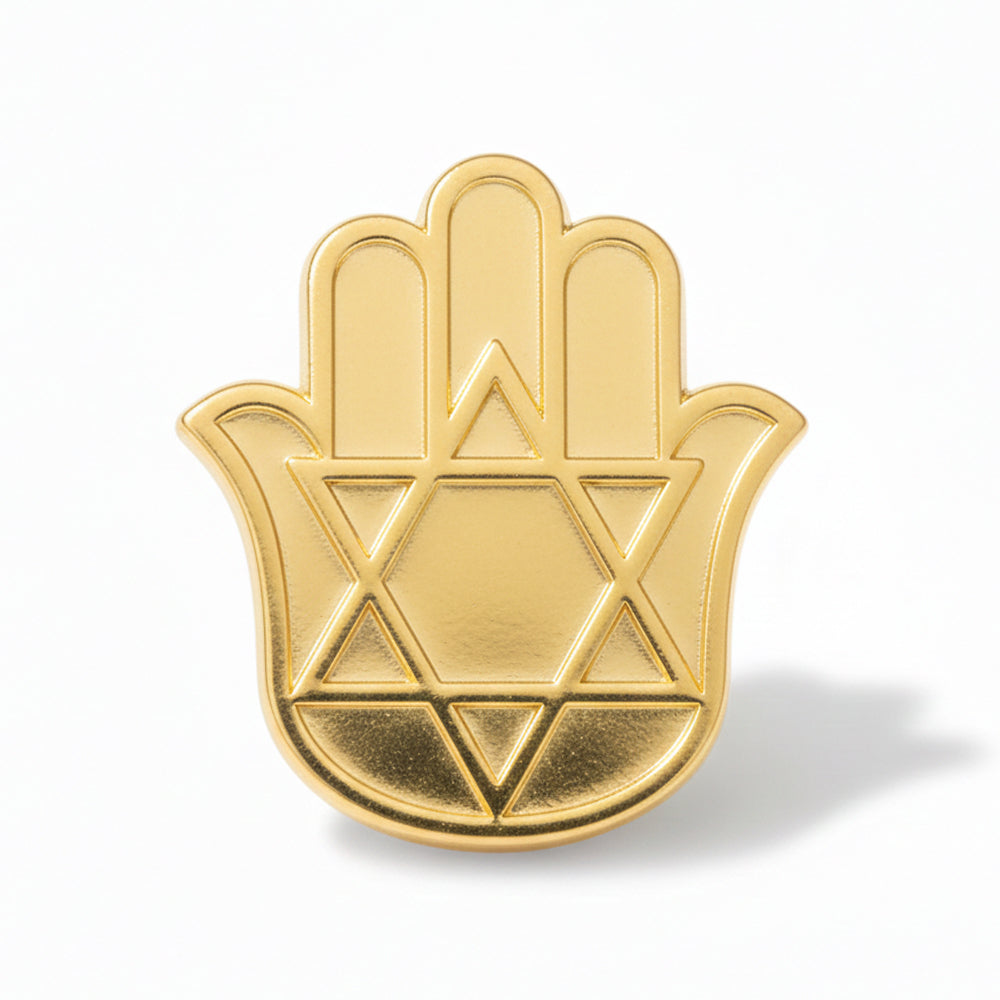 Anstecker Hamsa gold