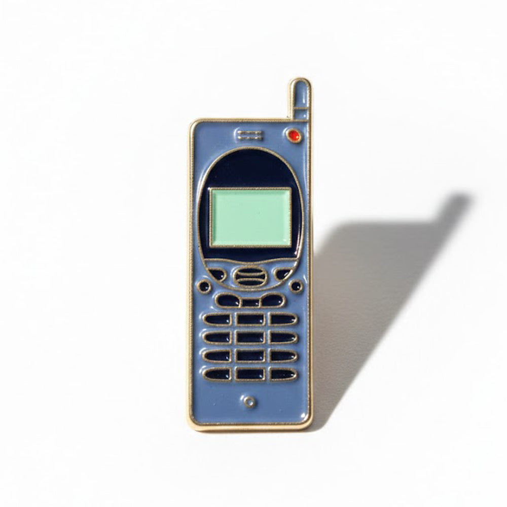 Anstecker Handy retro