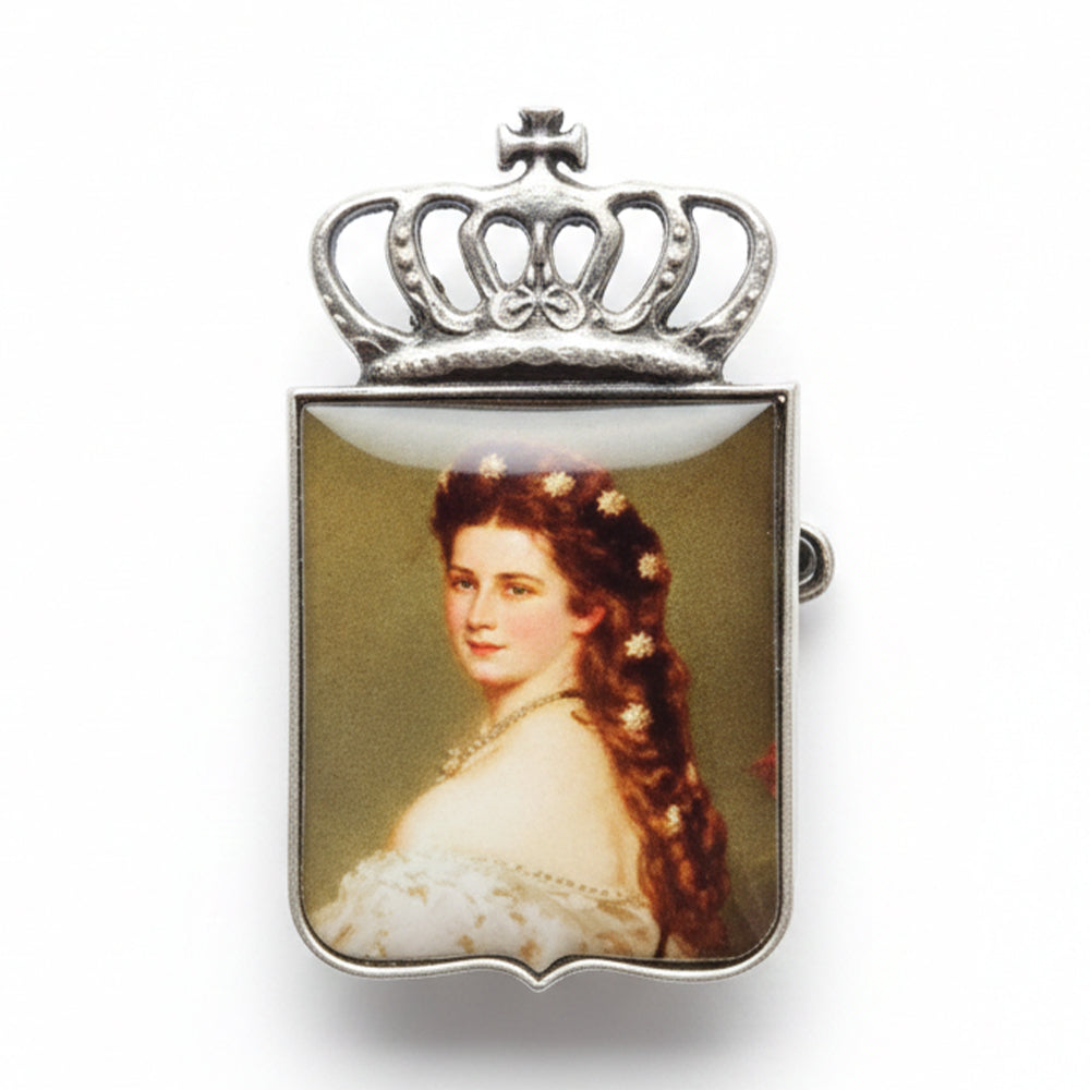 Anstecker Kaiserin Sissi Porträt